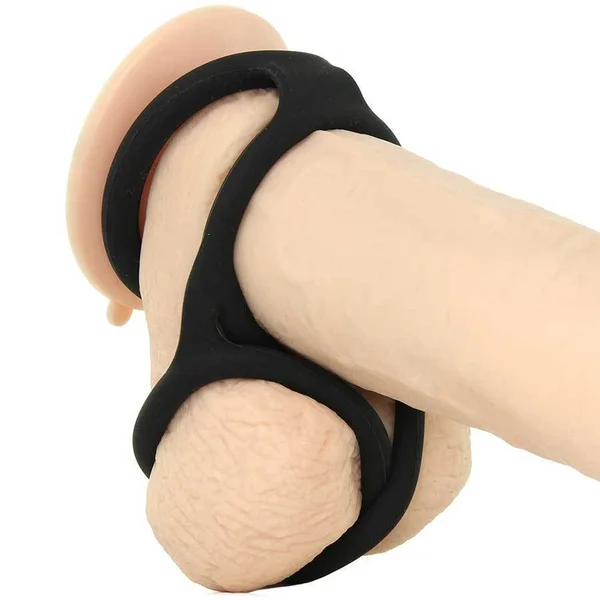 Big Man's Spreader Silicone Erection and Scrotum Enhancing Cock Ring — image 8 of 12