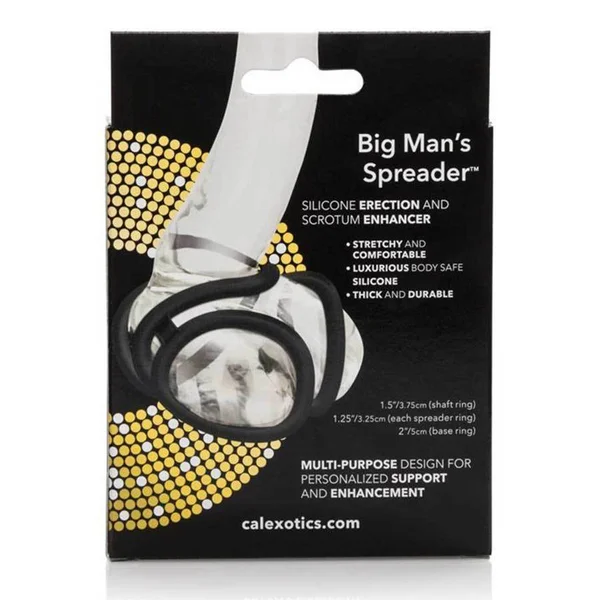 Big Man's Spreader Silicone Erection and Scrotum Enhancing Cock Ring — image 12 of 12