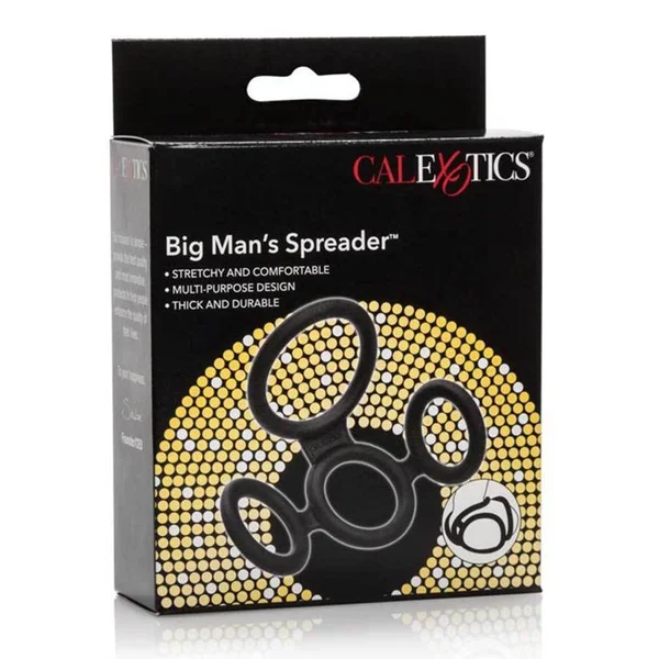 Big Man's Spreader Silicone Erection and Scrotum Enhancing Cock Ring — image 11 of 12