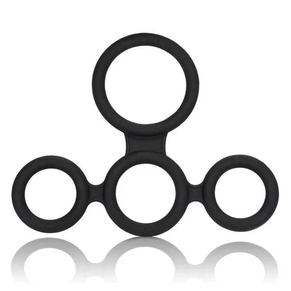 Big Man's Spreader Silicone Erection and Scrotum Enhancing Cock Ring — image 10 of 12