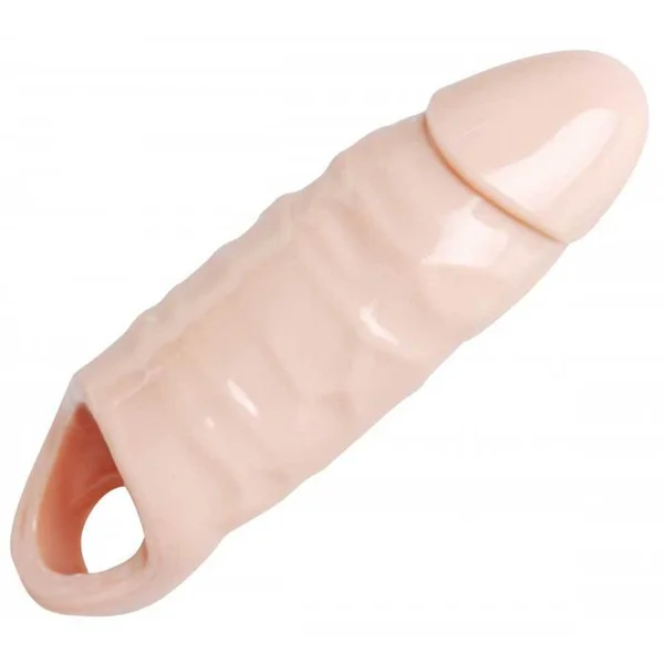 XL Thick Natural 6.5 Inch Tan Penis Sleeve & Girth Enhancer — image 7 of 10
