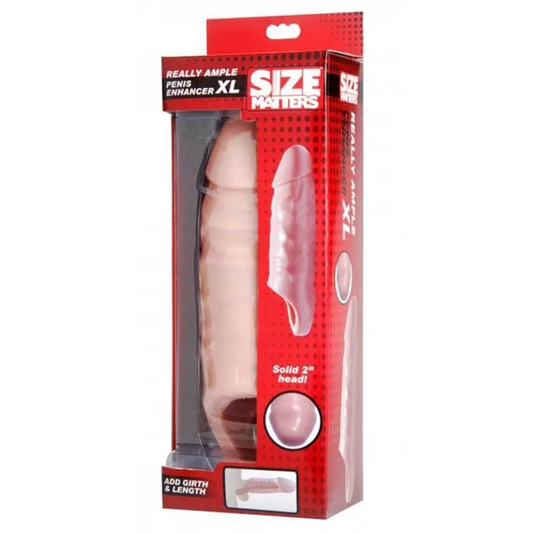 XL Thick Natural 6.5 Inch Tan Penis Sleeve & Girth Enhancer — image 10 of 10