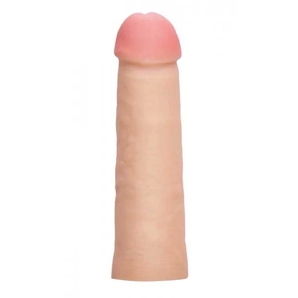 Mega Enlarger Penis Sleeve 8.5 Inch Tan Realistic Cock Sheath — image 8 of 12