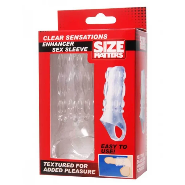Clear Sensations 4.5 Inch Penis Girth Enhancing Sleeve for Men — image 6 of 6