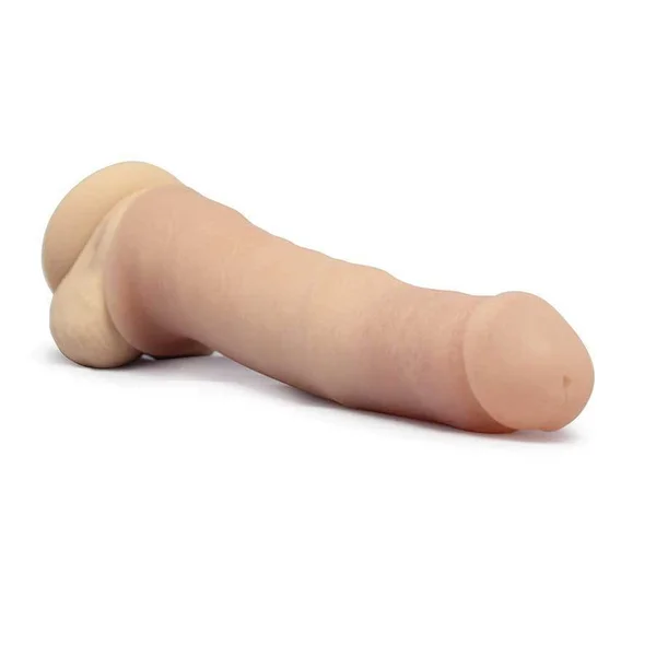Real Skin Penis Extension Sleeve 9'' Tan Cock Sheath by Healthy Vibes — image 9 of 14