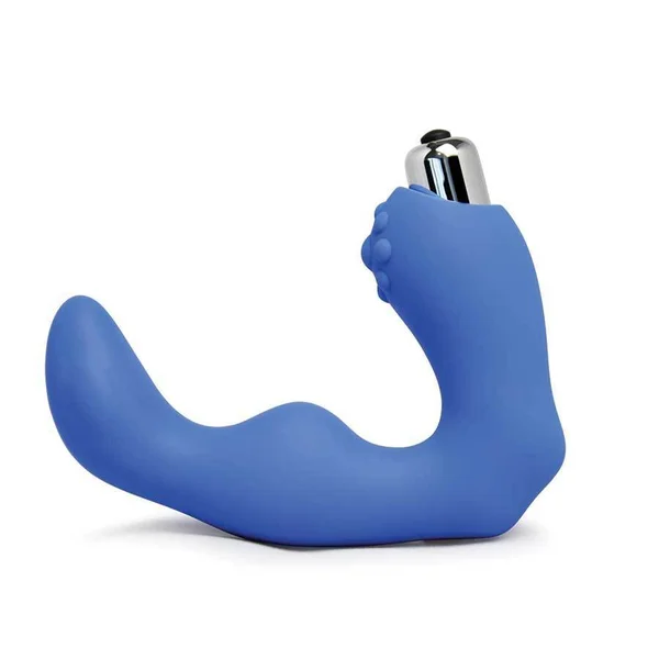 Perfect Fit Vibrating Prostate Massager Blue for Men — image 5 of 8