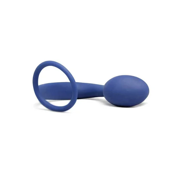 Silicone Anal Plug Cock Ring Sexual Enhancer by Lynk Pleasure (Blue) — image 12 of 12