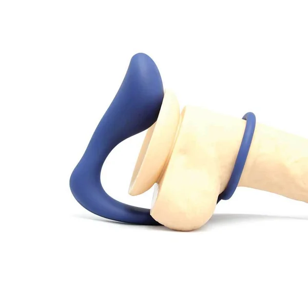Silicone Anal Plug Cock Ring Sexual Enhancer by Lynk Pleasure (Blue) — image 8 of 12