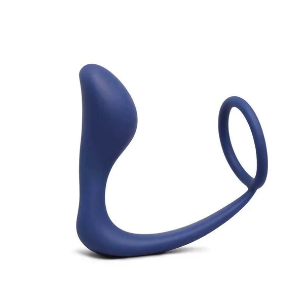 Silicone Anal Plug Cock Ring Sexual Enhancer by Lynk Pleasure (Blue) — image 7 of 12