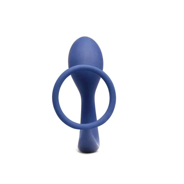 Silicone Anal Plug Cock Ring Sexual Enhancer by Lynk Pleasure (Blue) — image 10 of 12