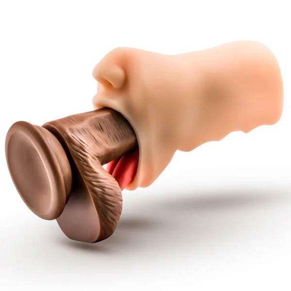 The Deep Throat Real Mouth Male Masturbator Sleeve by Healthy Vibes — image 10 of 14