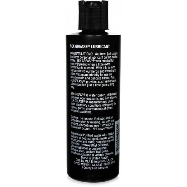 Sex Grease Lube Water Based Personal Lubricant — image 4 of 4