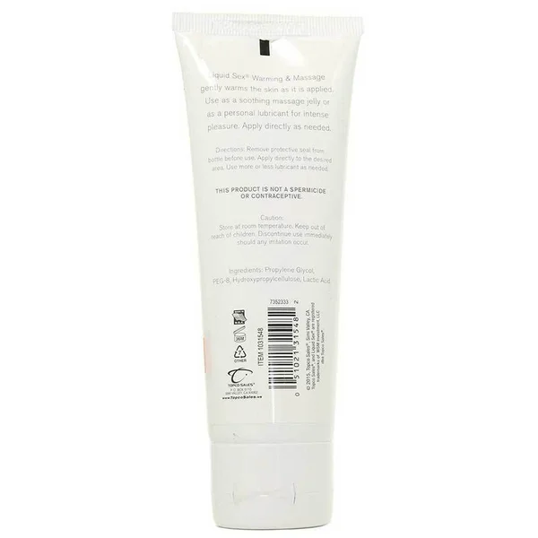 Liquid Sex Warming & Massage Lube Water Based Lubricant 4 oz — image 4 of 4