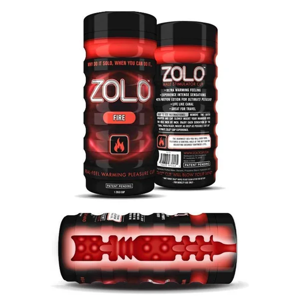 Zolo Male Masturbator Cup Fire Warming Sleeve — image 4 of 6