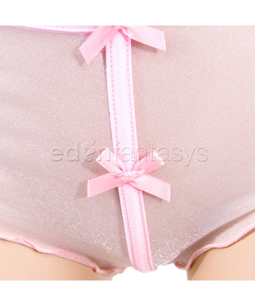 Peek a boo cropped cami set