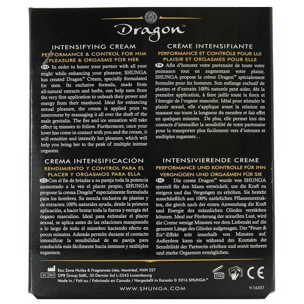 Shunga Dragon Penis Intensifying Cream 2 oz — image 8 of 8