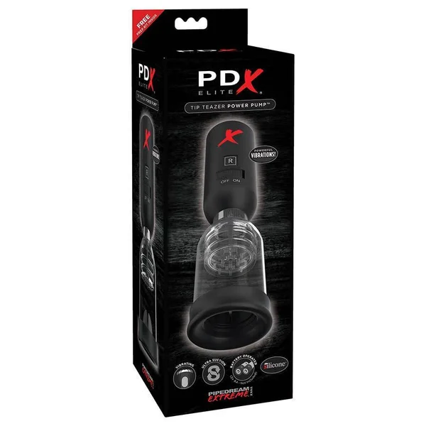 Glans Tip Teazer Electric Power Penis Head Pump and Vibrator for Men — image 12 of 12