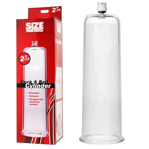 XL Cock & Ball Penis Pump Cylinder 2.75 Inch X 11 Inch Clear — image 5 of 8