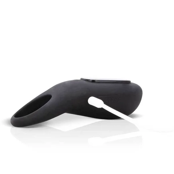 Work It! Penis Ring Silicone Vibrating Black Couples Cock Ring Sex Toy — image 8 of 8