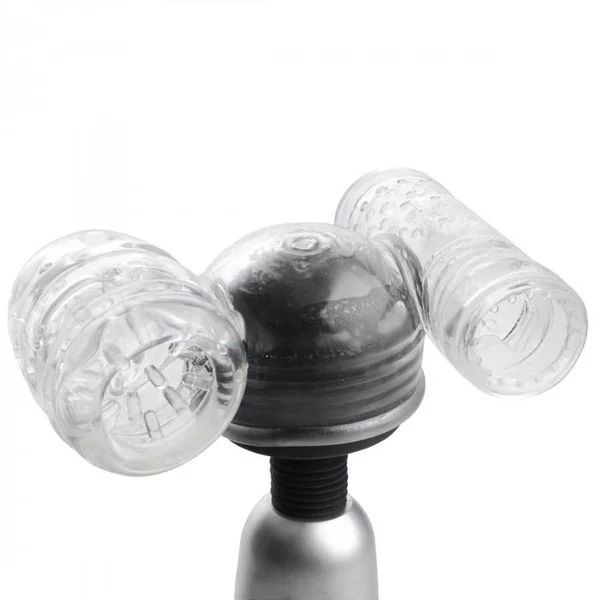 2 in 1 Male Masturbator Tube Stroker Attachment For Magic Wand — image 8 of 14