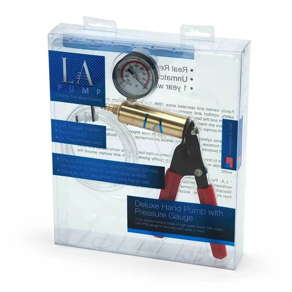 Premium Trigger Grip Metal Hand Pump & Gauge for Penis Pumps — image 4 of 6