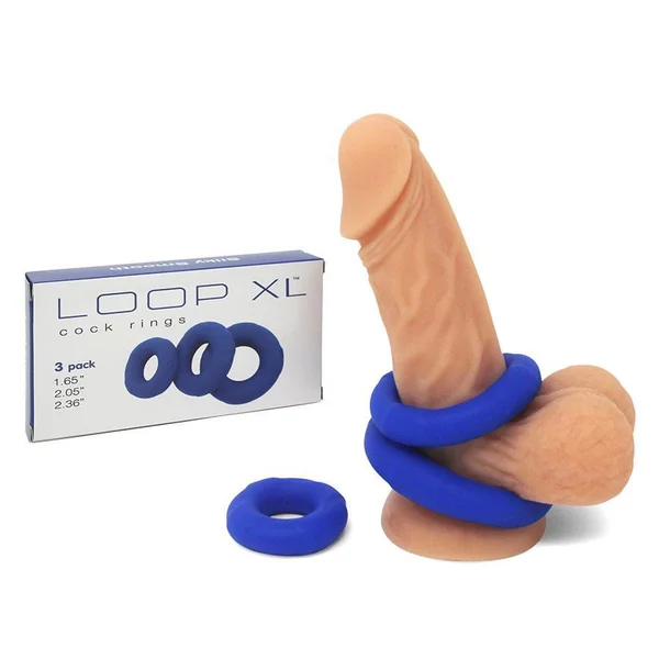 Lynk Pleasure Loop XL Silicone Cock Ring Kit and Ball Stretching Set for Men — image 11 of 20