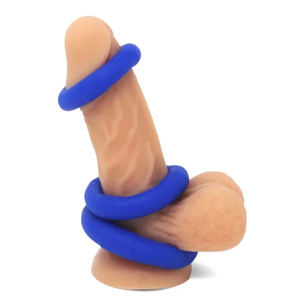 Lynk Pleasure Loop XL Silicone Cock Ring Kit and Ball Stretching Set for Men — image 14 of 20