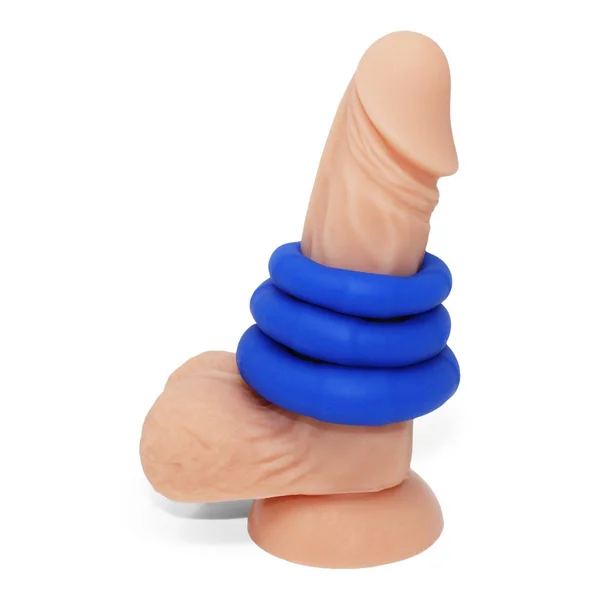 Lynk Pleasure Loop XL Silicone Cock Ring Kit and Ball Stretching Set for Men — image 18 of 20