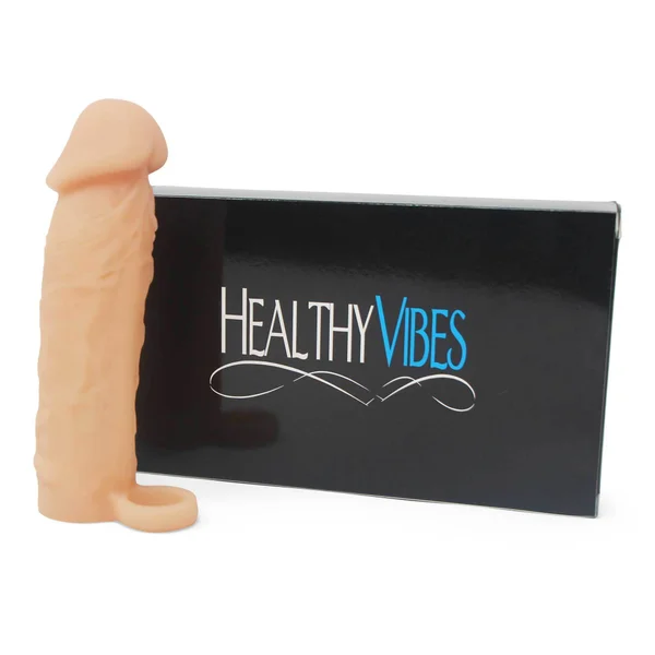 Natural 6.5 Inch Penis Extension Sleeve for Men by Healthy Vibes | Erection Enhancing Cock Sheath — image 13 of 22
