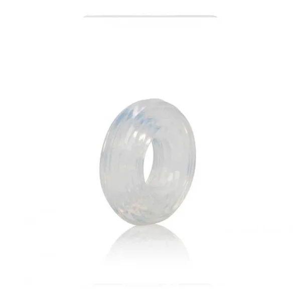 Premium Clear Silicone Cock Ring Medium Size Soft Erection Enhancer — image 8 of 8