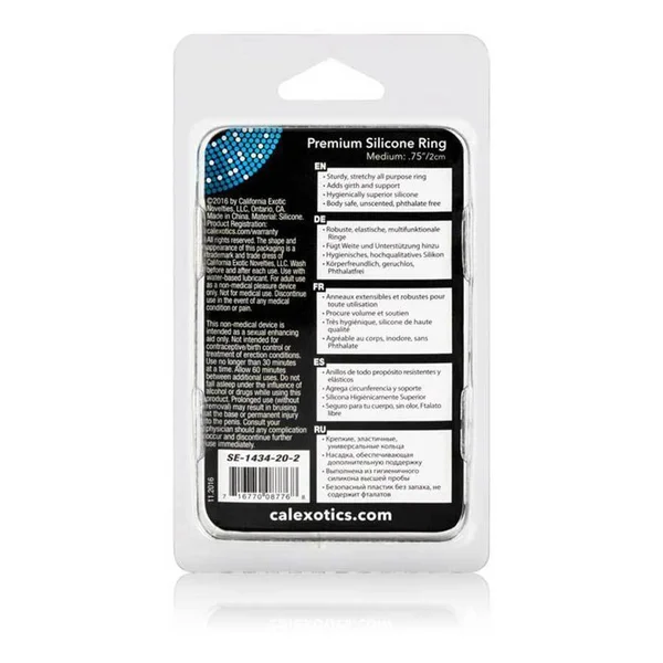 Premium Clear Silicone Cock Ring Medium Size Soft Erection Enhancer — image 7 of 8