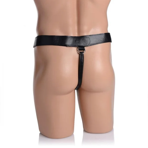 Infiltrator Large 10'' Hollow Strap On Penis Extension W/ Harness Black — image 9 of 12