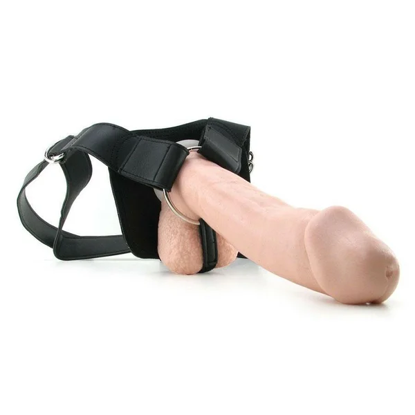Hollow Penis Extension Sleeve 12 Inch Flesh Strap On Penis — image 8 of 12
