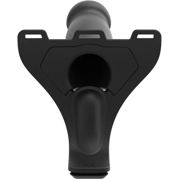 Be Naughty Vibrating Hollow Silicone Strap On Penis Extension Set Black — image 12 of 16