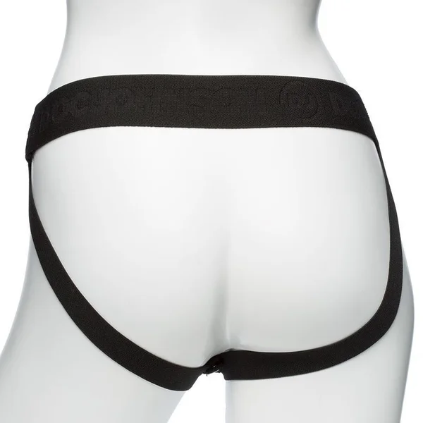 Be Ready Hollow Silicone Strap On Penis Extension Set Black — image 11 of 12