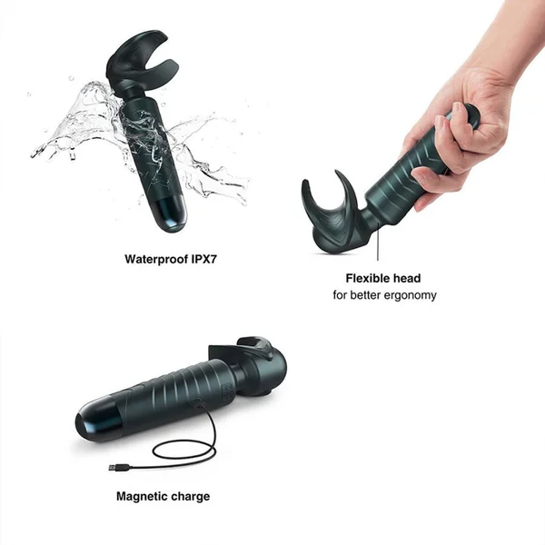 Man Wand Vibrating Male Masturbator | Silicone Magic Wand Massager for Penis — image 12 of 17