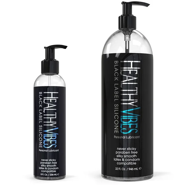 Silicone Based Sex Lube Black Label Lubricant by Healthy Vibes — image 9 of 17