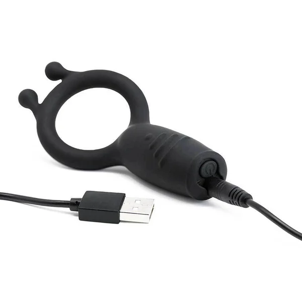 Rechargeable Silicone Vibrating Black Cock Ring By Lynk Pleasure — image 16 of 18
