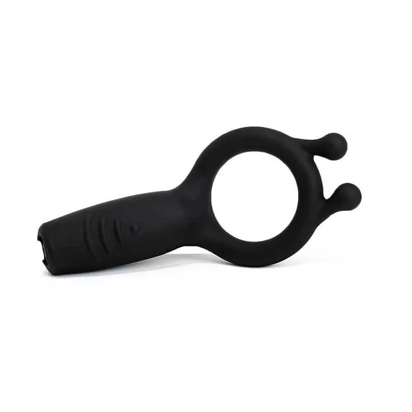 Rechargeable Silicone Vibrating Black Cock Ring By Lynk Pleasure — image 14 of 18