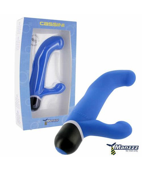 ManzzzToys Cassini Blue Prostate Massager
