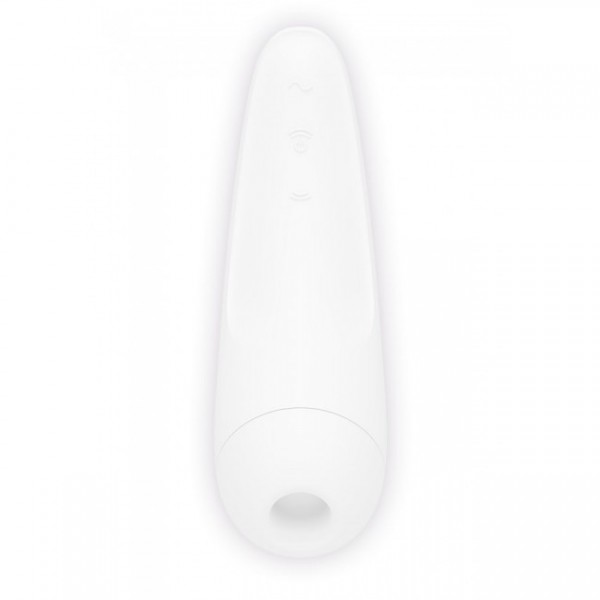 Satisfyer Curvy 2 Plus Air Pulse Silicone Clitoral Stimulator With Vibration & App