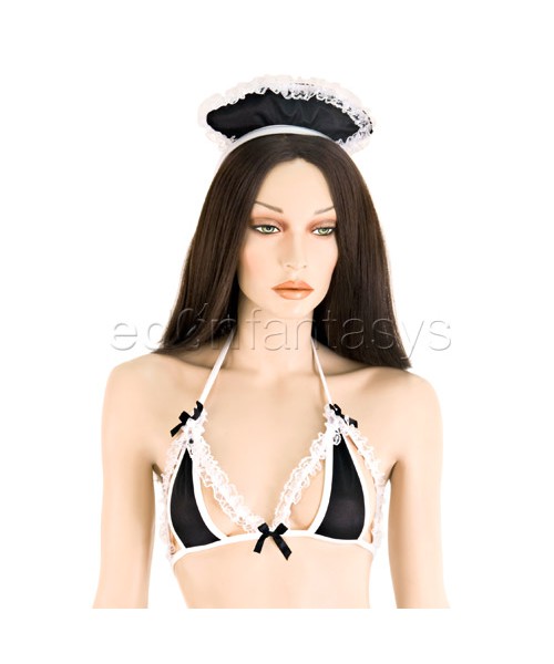 Maid bikini top with panty
