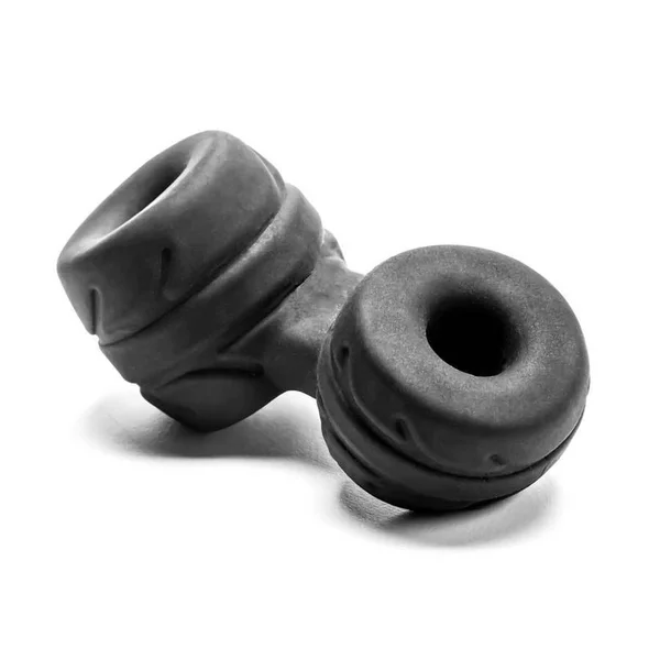 Cock Ring & Ball Stretcher Black Penis Enhancer by Perfect Fit Brand — image 13 of 16