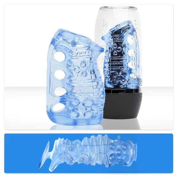 Fleshlight Fleshskins Blue Ice Soft Stroker Sleeve for Men — image 7 of 13