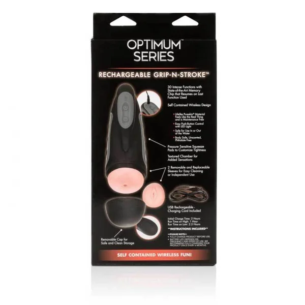Vibrating 30 Function Realistic Male Masturbator and Waterproof Stroker by Cal Exotics — image 14 of 14