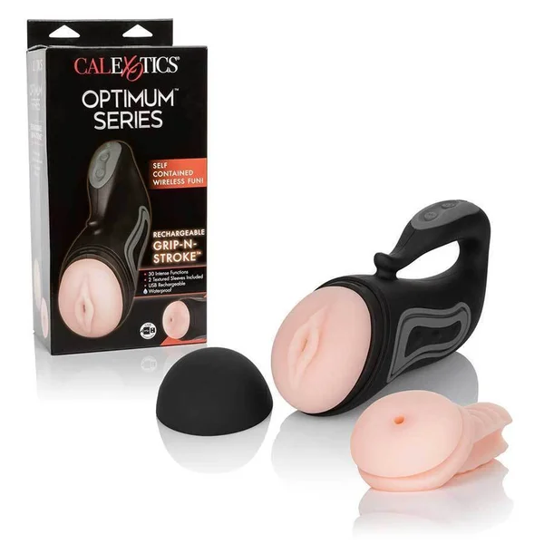 Vibrating 30 Function Realistic Male Masturbator and Waterproof Stroker by Cal Exotics — image 8 of 14