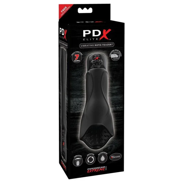 Vibrating Roto Teazer Silicone Male Masturbator and Cock Vibrator by Pipedream — image 11 of 11