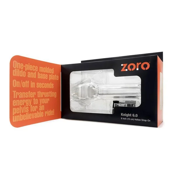 Zoro Knight 6'' Clear Hollow Strap On Extension for Men by Perfect Fit — image 14 of 14