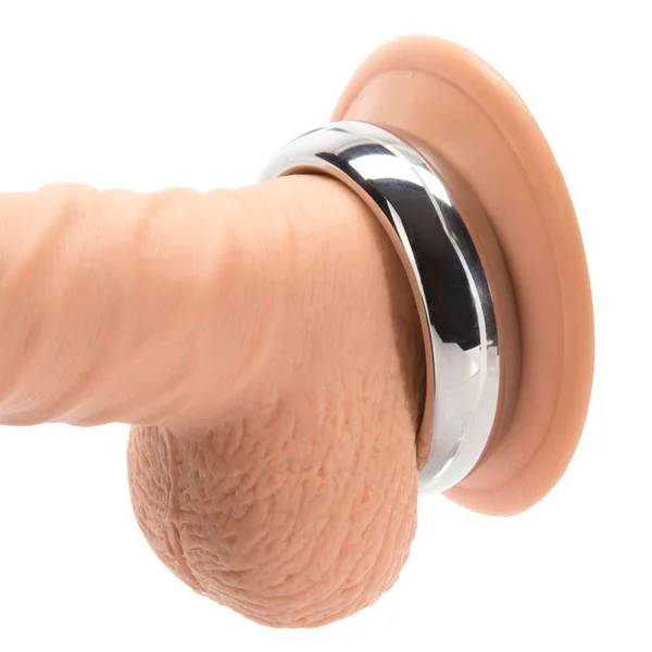 2'' Stainless Steel Thick Metal Donut Cock Ring by Master Series (5 cm) — image 8 of 12