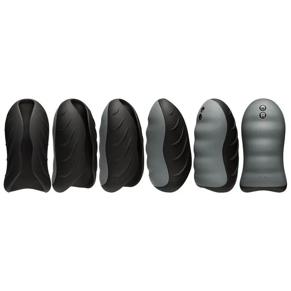 Vibrating & Warming Handheld Silicone Male Masturbator by Optimale — image 14 of 18